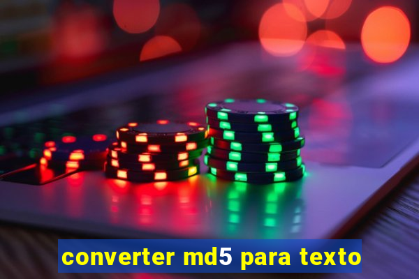 converter md5 para texto